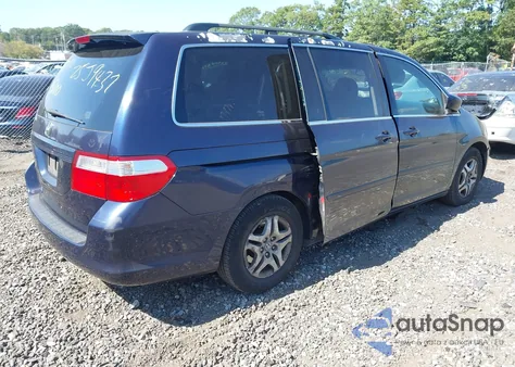 2006 Honda Odyssey Ex-L из США, поврежденный, VIN 5FNRL38616B041966